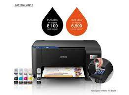 Epson L3211 Multi-function Color Inkjet Printer  (Black, Ink Bottle)