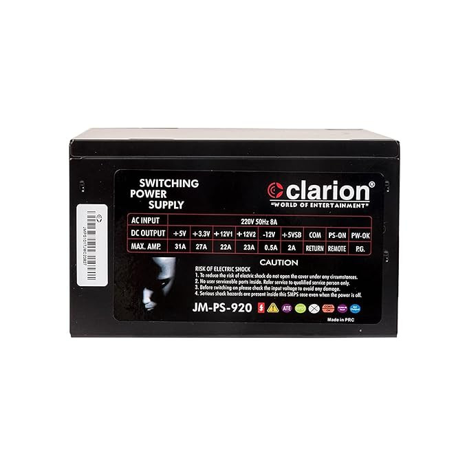 Clarion 800 Watts SMPS Power Supply JM-PS-920