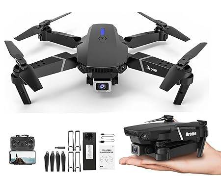 Foldable-Drone-with-HQ-WiFi-Camera-Remote-Control-for-Kids-Quadcopter-with-Gesture-Selfie-Flips-Bounce-Mode-App-One-Key-Headless-STAR-Mode-functionality