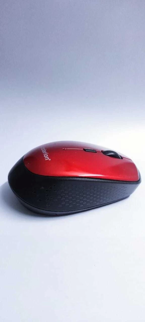 CLARION JM-WM--209 Wireless Optical Mouse  (2.4GHz Wireless, Red and Black)