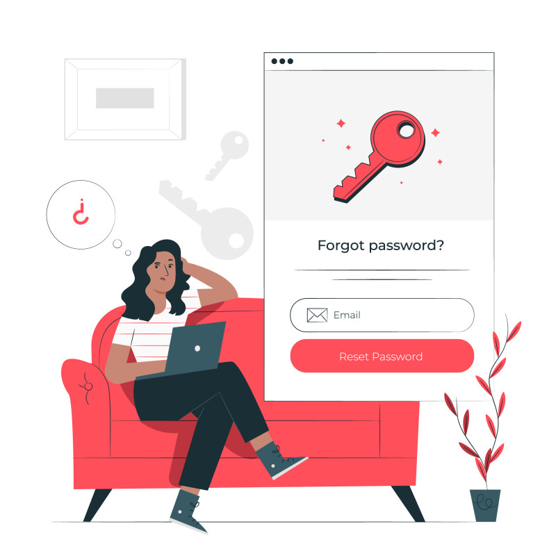 Forgot Password Page Image