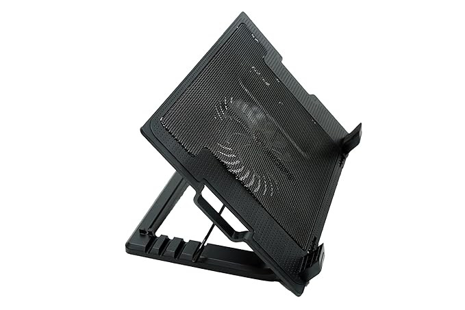 Adnet Laptop Cooling Pad AD-21,1 Fan Cooling Pad  (Black)