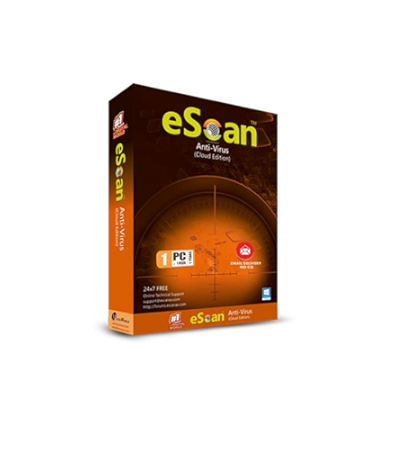 eScan Antivirus Cloud Edition 1 PC 1 Year