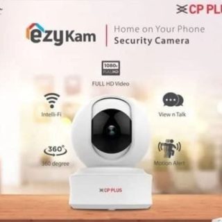 CP Plus E21A Ezykam 360° 2MP Full HD WiFi Camera with Alexa and Google Assistant